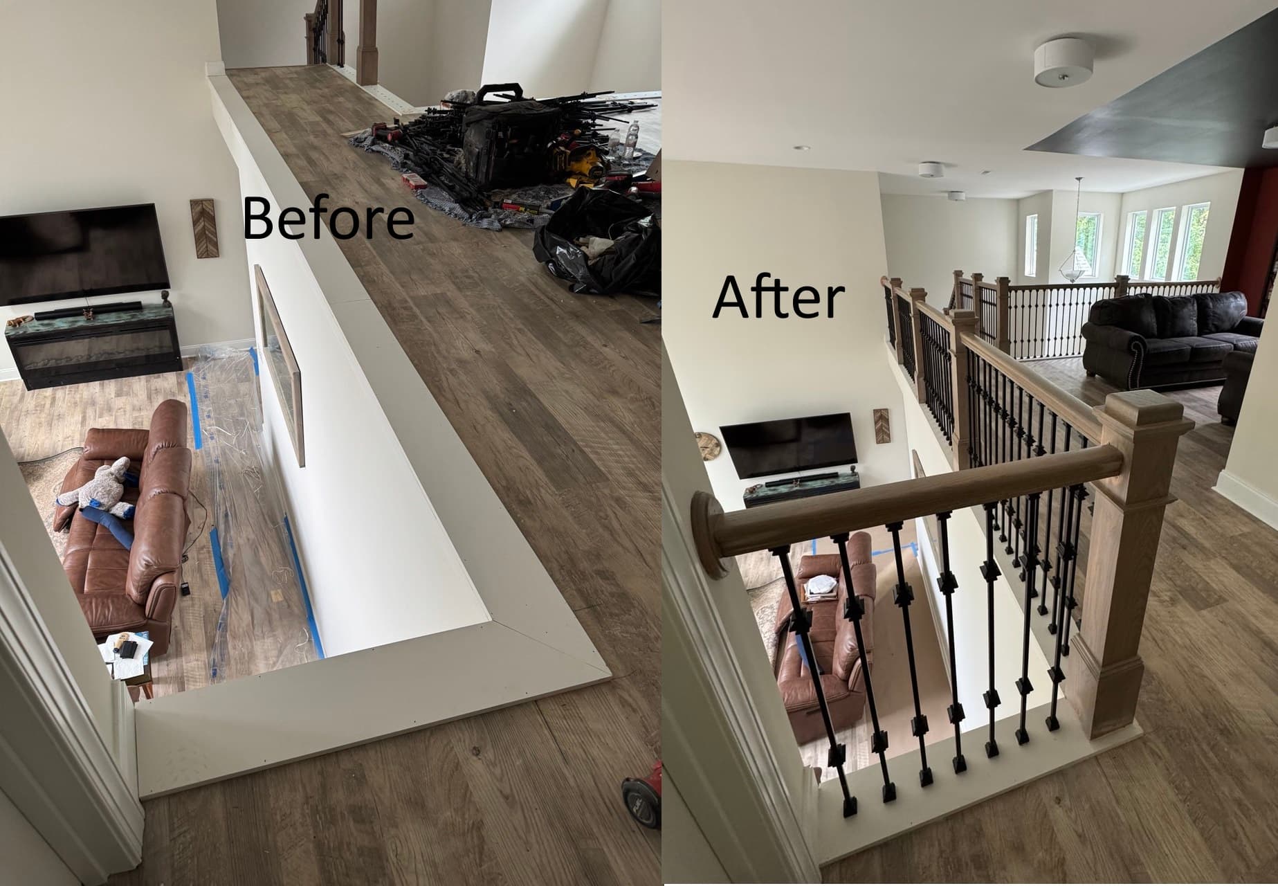 Handrail in Knoxville, TN by Rahimi Custom Construction