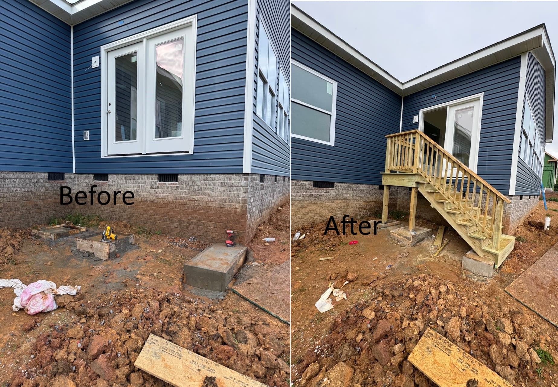 Outdoor Stairs in Knoxville, TN by Rahimi Custom Construction